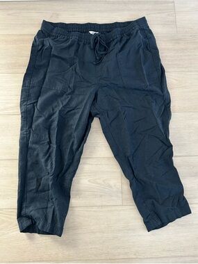 J. Crew Linen Blend Cropped Pants